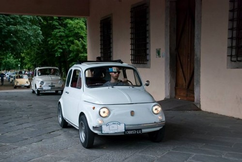 qui ero sulle mura di lucca