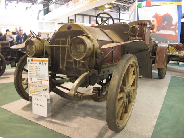 Itala 35/45 HP 1907 7433cc.4 cilindri biblocco;<br />stesso modello utilizzato nell'epico raid Pechino- Parigi del 1907 da Scipione Borghese, Luigi Barzini, Ettore Guizzardi